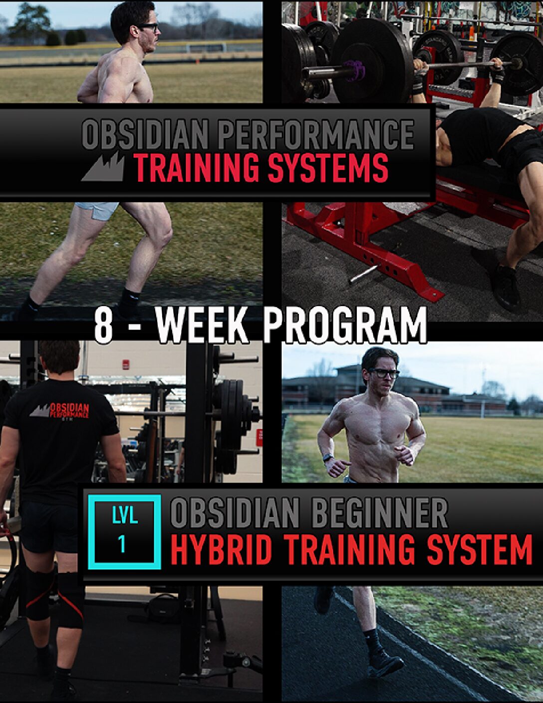 Obsidian Performance 8 Week Beginner Hybrid Training System